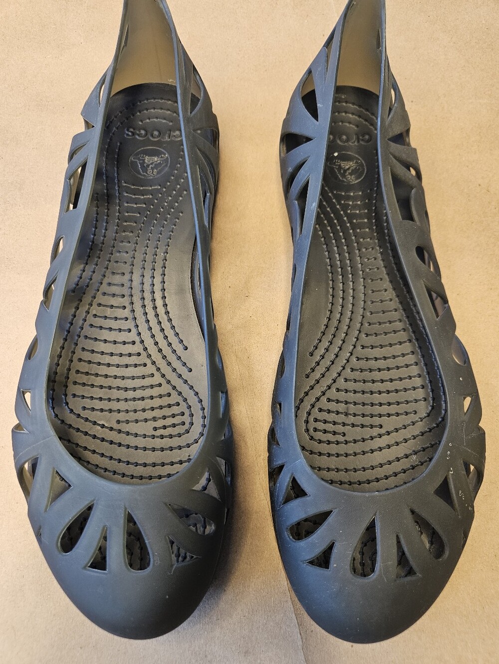 Crocs Adrina III jelly flats slip on